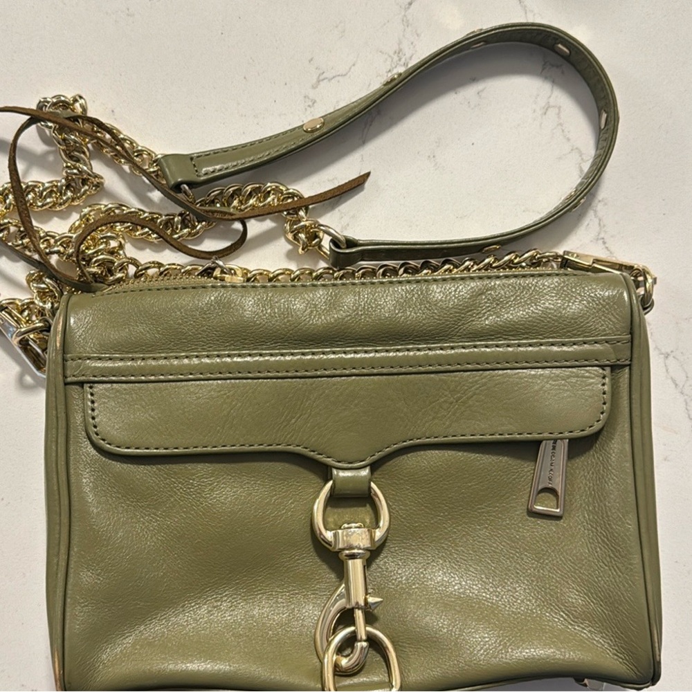 Rebecca Minkoff Olive Green Crossbody Bag